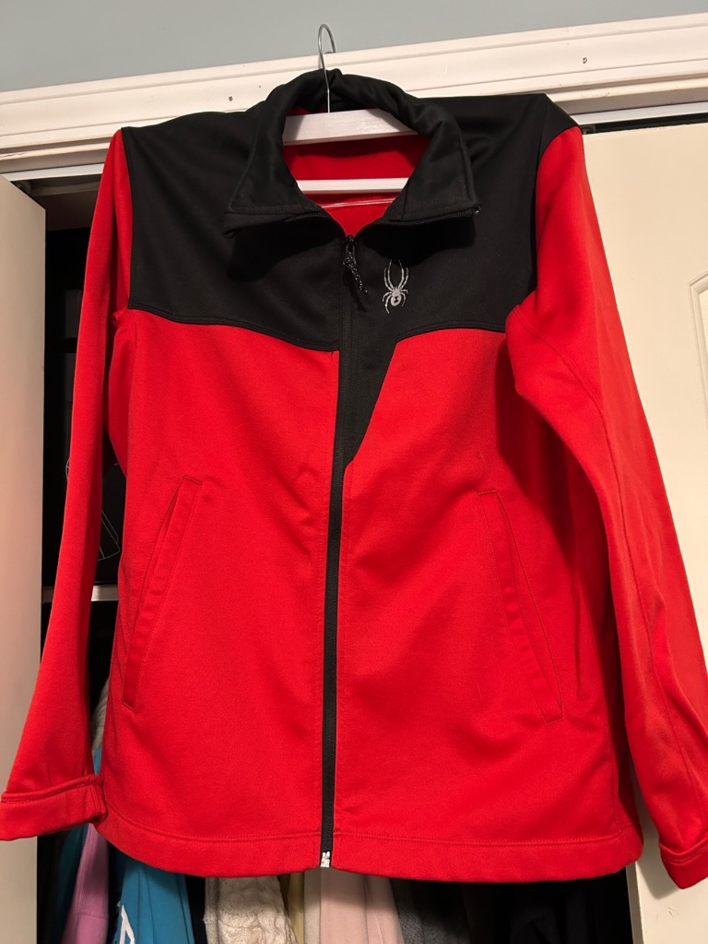 Spyder Red and Black Performance Jacket